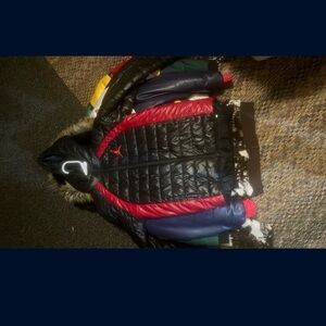 Stylish Kids Black and Red Puffer Jacket